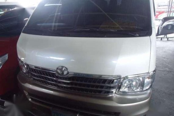2008 Toyota Hiace Super Grandia Pearl White