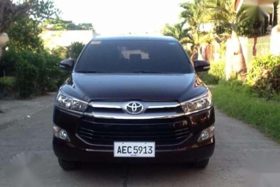 For sale 2017 Toyota Innova 2.8 G