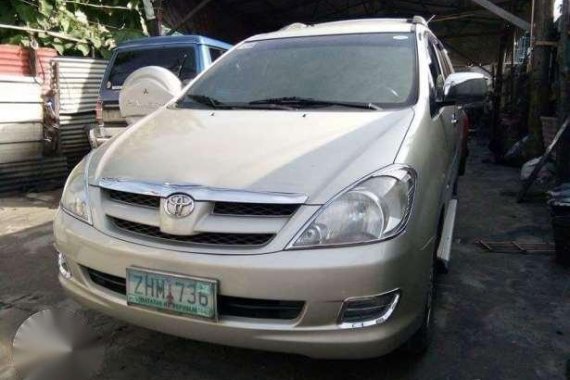 Toyota Innova E 2007 Beige For Sale