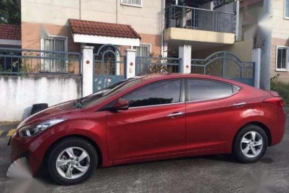 Hyundai Elantra Red 2012 Automatic