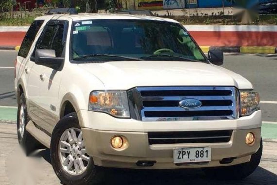 Ford Expedition 2008 White AT For Sale