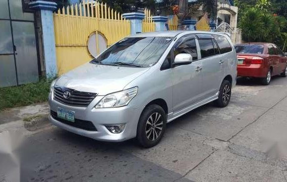 Toyota Innova 2012 Silver MT For Sale