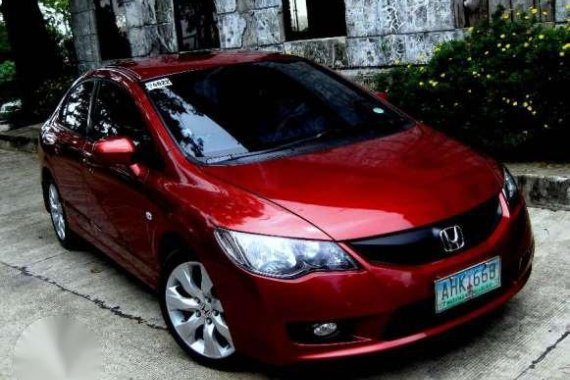 2009 Honda Civic 1.8 s AT Red For Sale