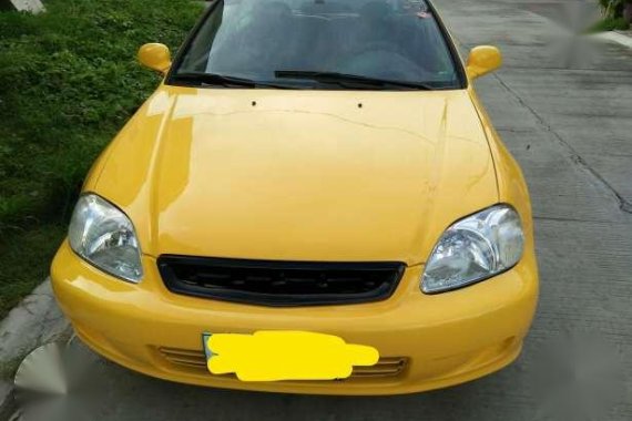Honda Civic Hatchback 1992 EG Yellow