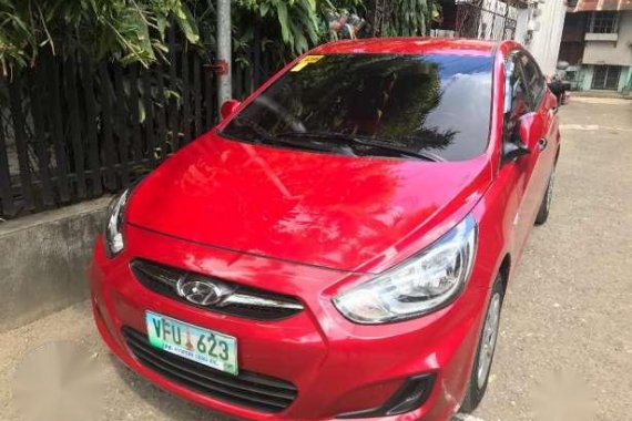 Hyundai Accent 2013 Red MT For Sale