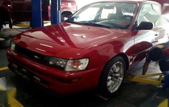 Toyota Corolla 1996 Red Manual For Sale