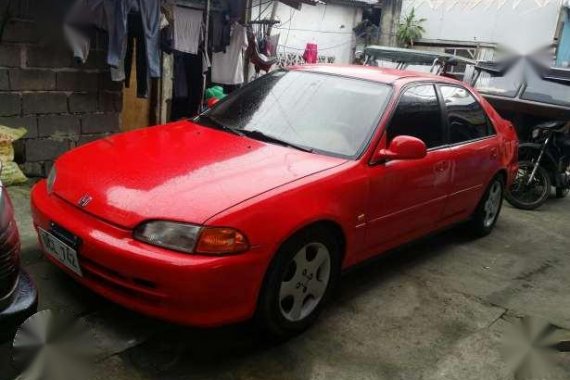 Honda Civic ESi 1995 Red AT For Sale