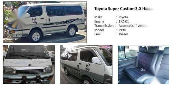 Toyota Super Custom 3.0 Hi-Ace Van