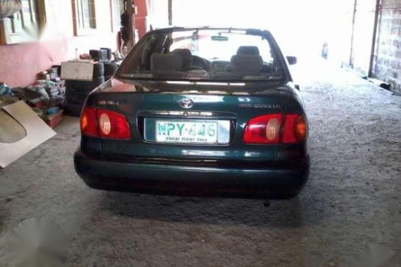2000 Toyota Corolla Gli AT Green
