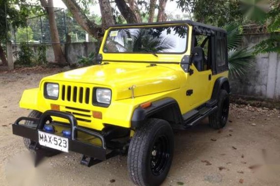For Sale Wrangler Jeep Manual Yellow 168420
