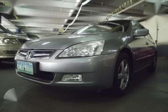 2005 Honda Accord AT Silver Sedan
