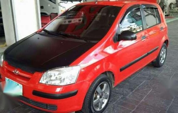 Hyundai Getz Gl Gas MT 2005 Red