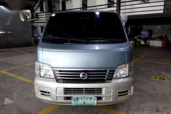 2010 Nissan Urvan Estate Blue MT