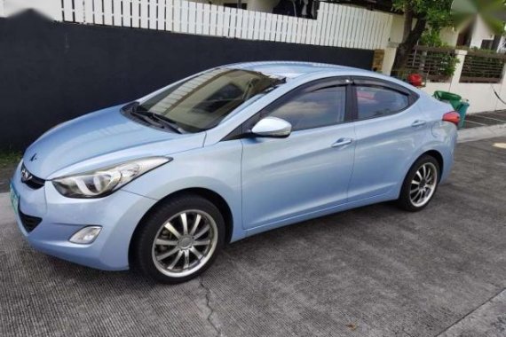 Hyundai Elantra 2012 Blue AT For Sale
