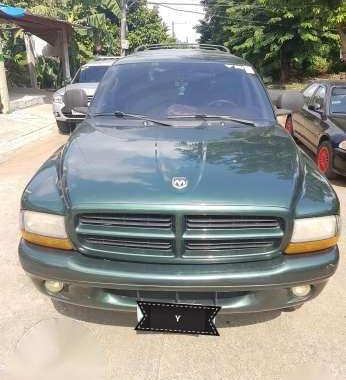 Dodge Durango 4x4 2001 Green AT 