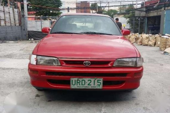 1997 Toyota Corolla Xe Manual Red