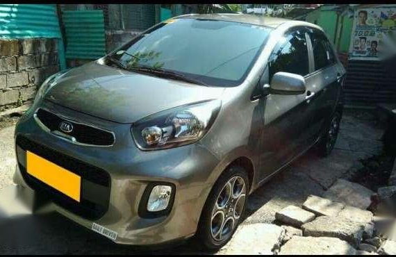 Kia Picanto 2016 Gray AT For Sale