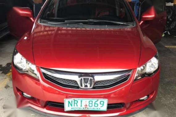 Honda Civic 2009 Red AT For Sale