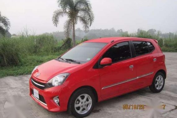 Toyota Wigo G 2016 AT Red For Sale