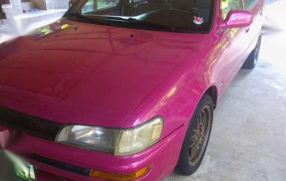 Toyota Corolla Gli Manual Pink 1994