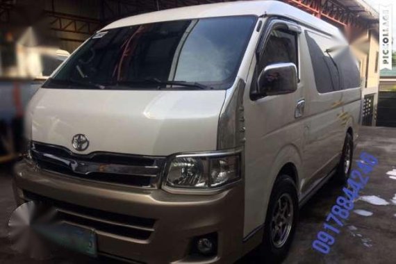 2012 Toyota Hiace Grandia Gl White 