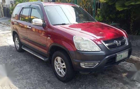 Honda Crv 2002 Red AT For Sale