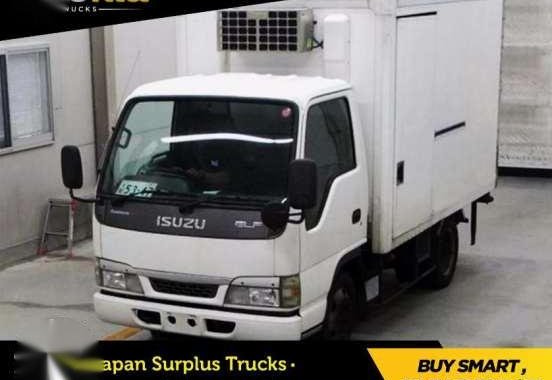 ISUZU Elf Reefer Van Autokid Trucks JAPAN SURPLUS - Cargo - Crane