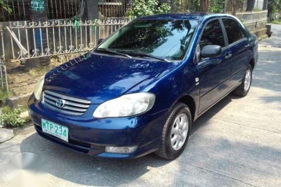 Toyota Corolla Altis 2001 MT Blue 