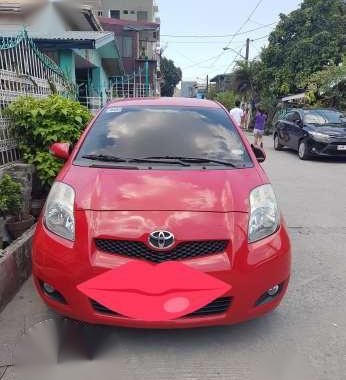 Toyota Yaris 2010 Red AT For Sale