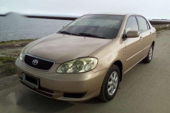 2003 Toyota Corolla ALTIS 1.6E Beige 