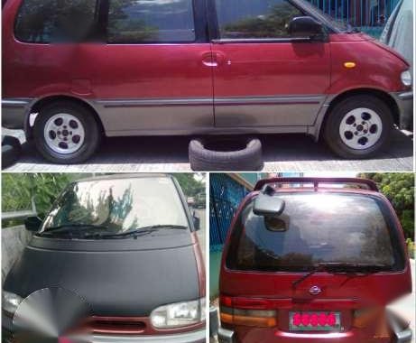 Nissan Serena Red Van 2003 For Sale