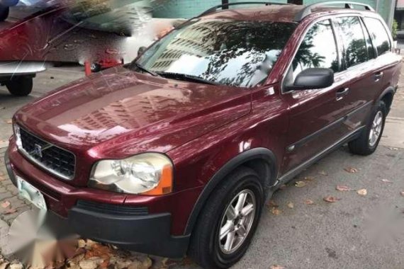 Volvo XC90 2.5L AWD AT 2004 Red 