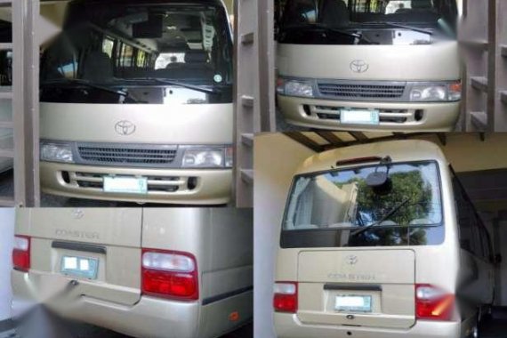 2004 LMTD. Toyota Coaster Diesel 40Tkm Manual - 2TvDvd USB REF