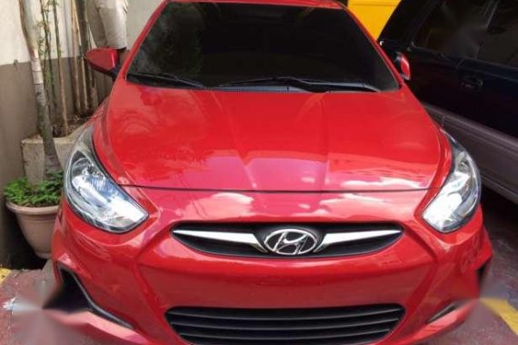 Hyundai Accent Gls 2012 Red AT For Sale