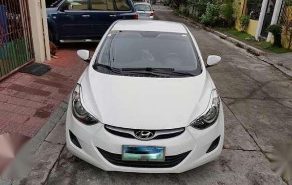 Hyundai Elantra CVVT 2014 White 