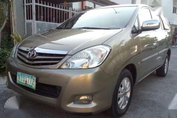 Toyota Innova G 2010 Beige For Sale