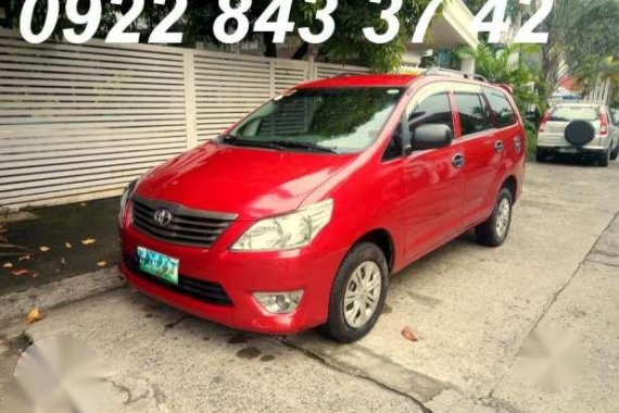 2014 Toyota Innova J DSL Red For Sale