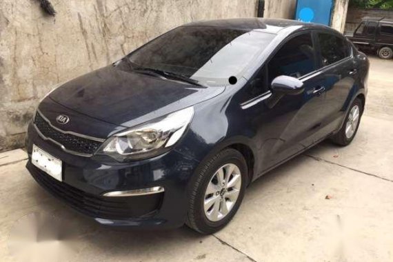 2015 Kia Rio EX 1.4 Automatic Blue 