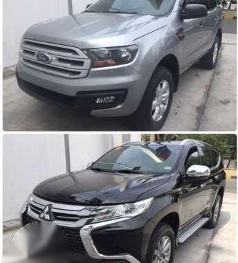 2015 Ford Everest Ambiente AT- 2016 Mitsubishi Montero GLS AT DIESEL