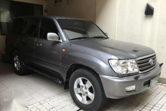 2001 Toyota Land Cruiser 100 Series Gray 