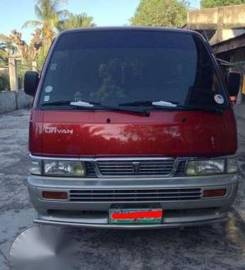 Nissan Urvan 2005 Red MT For Sale