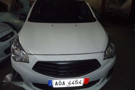 2014 Mitsubishi Mirage G4 MT Gas White