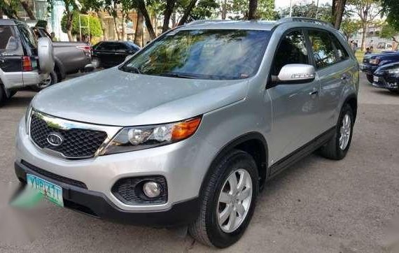 Kia Sorento EX 2010 AT 4x4-Gas Silver 