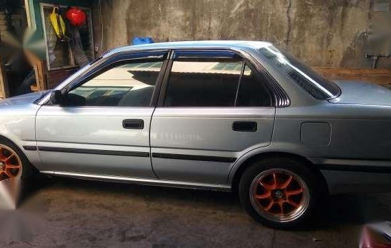 Toyota Corolla Small Body Grey 1990 MT