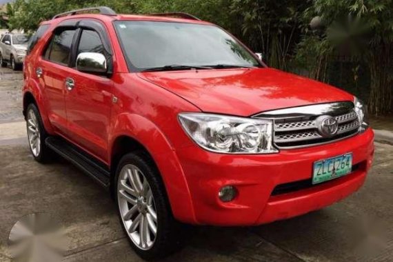 Toyota Fortuner 2007 2.5G AT Red For Sale