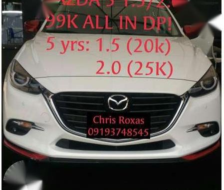 2017 Mazda 3 and 2 all in DP!