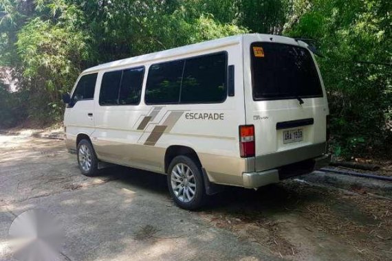 2015 Nissan Urvan Escapade White MT 