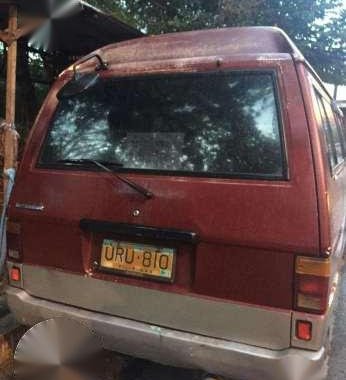 Mitsubitshi L300 Versa Van 1998 Red MT 