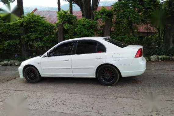 2002 Honda Civic MT White For Sale