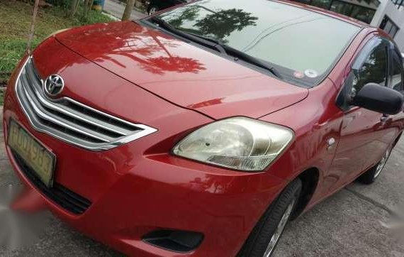 Toyota Vios 1.3 J 2010 MT Red For Sale